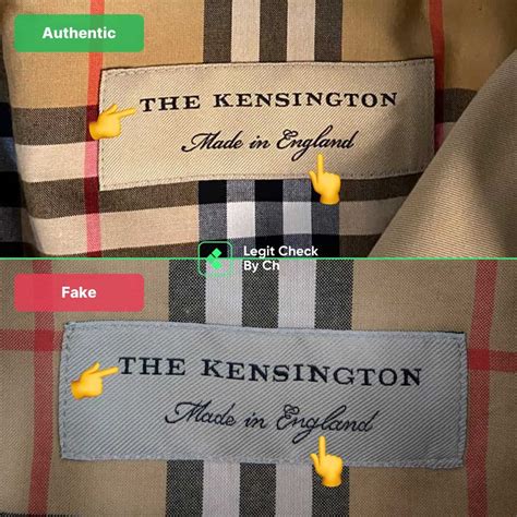 burberry brit tag real vs fake|Burberry coat hanging tag.